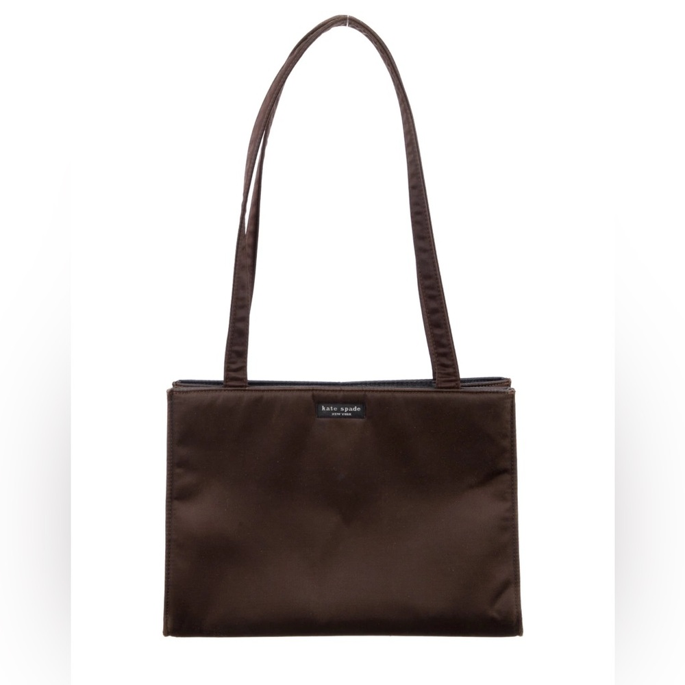 90’d/ Y2K style Kate Spade Brown Shoulder Bag Sleek Minimalist Design